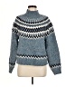 Gap Chevron-herringbone Blue Pullover Sweater Size M - photo 1
