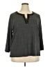 Rafaella Gray Pullover Sweater Size 3X - photo 1