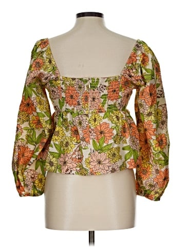J.Crew 3/4 Sleeve Blouse (view 2)