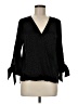West K Black 3/4 Sleeve T-Shirt Size M - photo 1