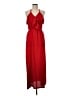 Boohoo 100% Polyester Red Casual Dress Size 8 - photo 1