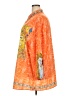 Unbranded Paisley Orange 3/4 Sleeve Blouse Size 4XL - photo 5