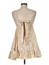 Boohoo 100% Polyester Paisley Ivory Cocktail Dress Size 8 - photo 2