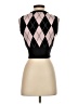 Shein Argyle Black Sweater Vest Size 4 - photo 2