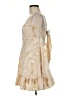 Boohoo 100% Polyester Paisley Ivory Cocktail Dress Size 8 - photo 5