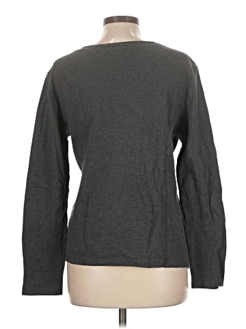 Karen Scott Long Sleeve Top (view 2)
