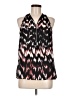 Aqua 100% Polyester Black Sleeveless Blouse Size M - photo 1