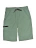 Weatherproof Solid Green Board Shorts Size 7 - 8 - photo 1