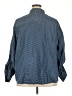 Talbots Outlet Polka Dots Blue Long Sleeve Button-Down Shirt Size 3X - photo 2