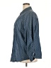Talbots Outlet Polka Dots Blue Long Sleeve Button-Down Shirt Size 3X - photo 5