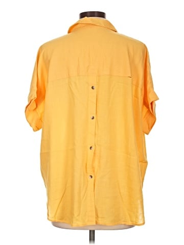 Cato 3/4 Sleeve Button-Down Shirt (view 2)