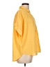 Cato Color Block Yellow 3/4 Sleeve Button-Down Shirt Size L - photo 4