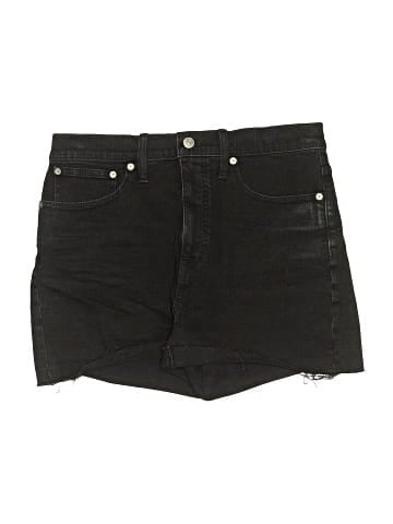 Madewell High-Rise Denim Shorts in Lunar Wash (view 1)