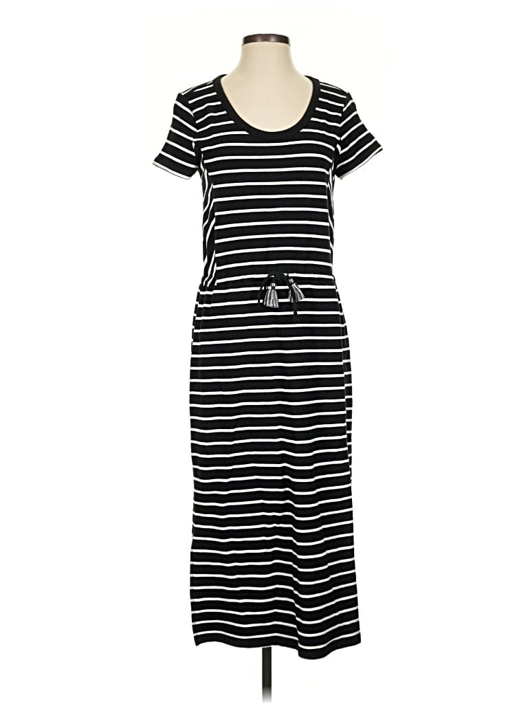 Pre-owned T By Talbots Casual Dress In Black
