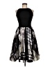 Maslavi Graphic Black Cocktail Dress Size 6 - photo 1