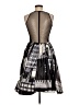 Maslavi Graphic Black Cocktail Dress Size 6 - photo 2