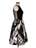 Maslavi Graphic Black Cocktail Dress Size 6 - photo 4