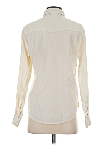 Aerie Long Sleeve Button-Down Shirt (view 2)