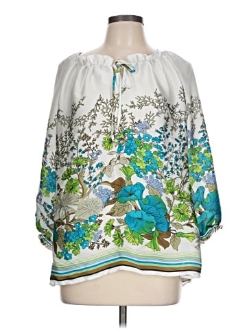 Investments 3/4 Sleeve Blouse (view 1)