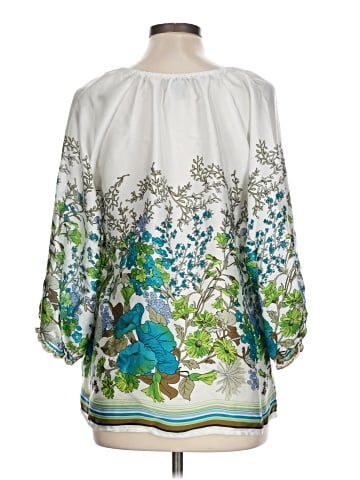 Investments 3/4 Sleeve Blouse (view 2)