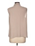 Ann Taylor LOFT 100% Polyester Tan Sleeveless Blouse Size L - photo 2