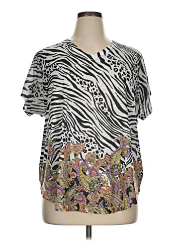 Jess & Jane Short Sleeve Blouse (view 1)