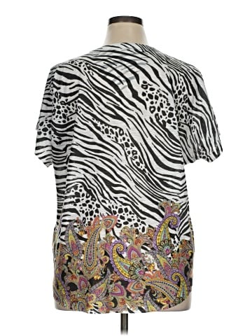 Jess & Jane Short Sleeve Blouse (view 2)