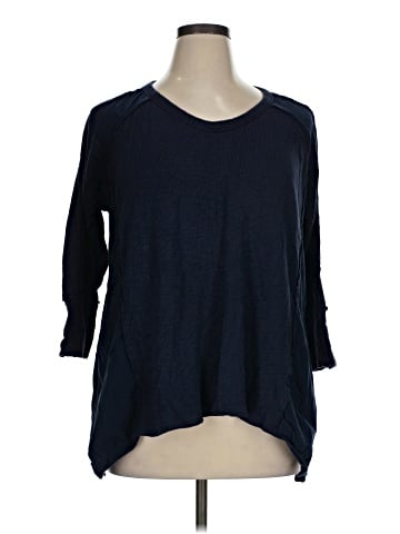 Neon Buddha 3/4 Sleeve Top (view 1)