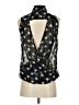 Jessica Simpson 100% Polyester Black Sleeveless Blouse Size XS - photo 2
