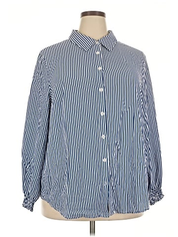 BLOOMCHIC Long Sleeve Button-Down Shirt (view 1)