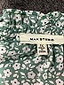Max Studio 100% Polyester Floral Green Short Sleeve Blouse Size 1X - photo 7