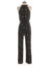 Calvin Klein Metallic Black Jumpsuit Size 4 - photo 2