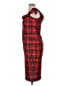 Shein Curve Plaid Red Cocktail Dress Size 16 Plus (2) - photo 5
