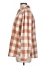 Ann Taylor LOFT Checkered-gingham Brown Orange Long Sleeve Button-Down Shirt Size XXL - photo 5