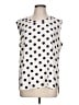 Anne Klein Polka Dots Ivory Sleeveless Blouse Size L - photo 1