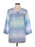 Alfred Dunner Blue 3/4 Sleeve Blouse Size M - photo 1