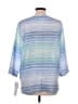 Alfred Dunner Blue 3/4 Sleeve Blouse Size M - photo 2