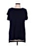 Susan Graver Blue Short Sleeve Top Size M - photo 1