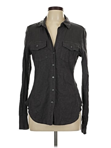 CALVIN KLEIN JEANS Long Sleeve Button-Down Shirt (view 1)