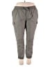 Natural Reflections Solid Gray Cargo Pants Size XXL - photo 1