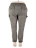 Natural Reflections Solid Gray Cargo Pants Size XXL - photo 2