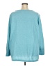 T by Talbots Solid Teal Pullover Sweater Size 3X - photo 2