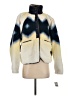 FP Movement 100% Polyester Tie-dye Ivory Faux Fur Jacket Size S - photo 1