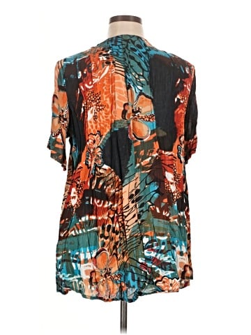Roaman's Short Sleeve Blouse (view 2)