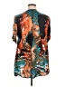 Roaman's Orange Short Sleeve Blouse Size 14 - photo 2