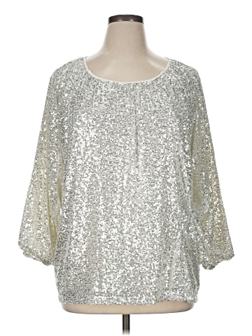 JM Collection 3/4 Sleeve Blouse (view 1)