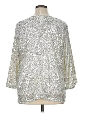 JM Collection 3/4 Sleeve Blouse (view 2)