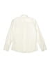 Unbranded Solid Ivory White Long Sleeve Button-Down Shirt Size 12 - photo 2