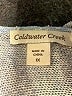 Coldwater Creek Stripes Blue Coat Size 1X - photo 6