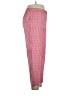 Talbots Print Pink Casual Pants Size 14 - photo 4